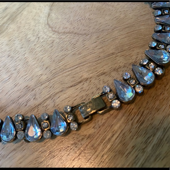 Costume crystal neck choker - Picture 3 of 3